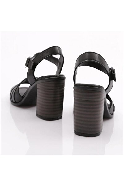 Venüs 24181830y Women's Genuine Leather Heeled Summer Shoes