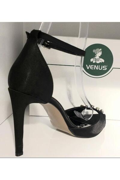 Venüs 22240639 Women's Stoned Pointed Toe Single Strap Evening Dress Shoes