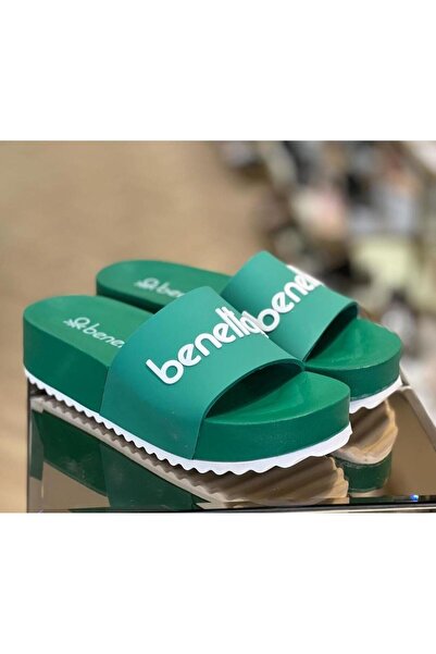 United Colors of Benetton Benetton Bn-1212 Women's Slippers - High Sole, Beach and Daily Use