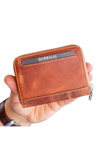 Garbalia Sydney Genuine Leather Eye Rfid Blocker-tan