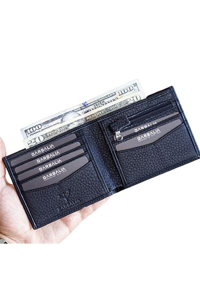 Garbalia Delhi Genuine Leather Classic Wallet-black