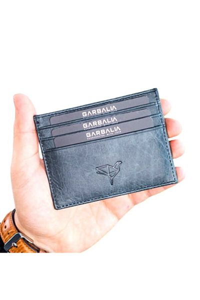 Garbalia Seoul Genuine Leather Card Holder-black