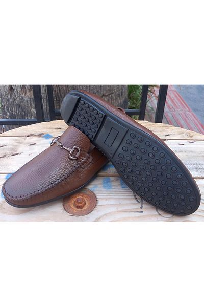 BAGSSHOES Int-24y31006 Мъжки мокасини - Обувки от естествена кожа