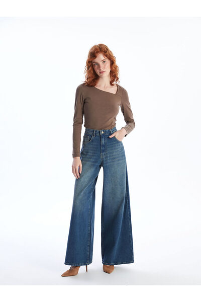 LC Waikiki Lcw Wideleg Kadın Jean Pantolon
