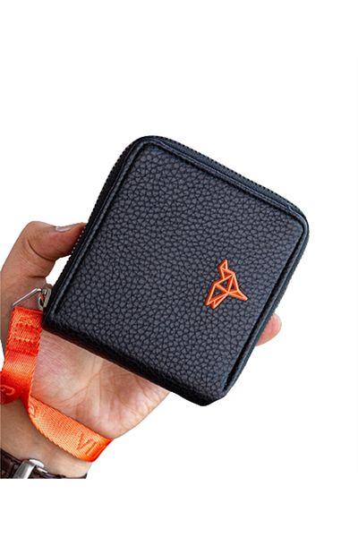 Garbalia Nora Genuine Leather Classic Wallet-orange