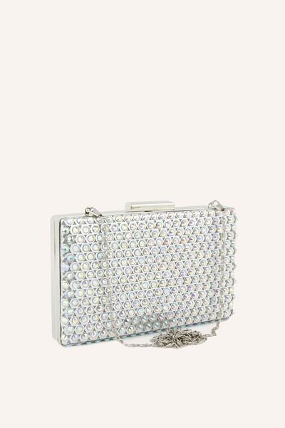 MARCATELLI Geanta de rochie de seara Silver Stone
