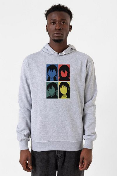 Tshirthane Σβημένο Anime Όλοι οι Κύριοι Χαρακτήρες Μίνιμαλ Πολύχρωμη Τέχνη Grimelanj Ανδρικό φούτερ με κουκούλα 3 ip