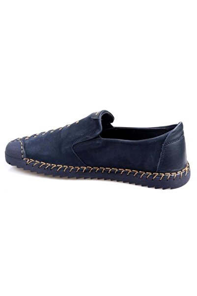 KOCAMANLAR James Franco 4622 100% натуральна шкіра, ручна обробка, повсякденне чоловіче взуття, СИНІЙ