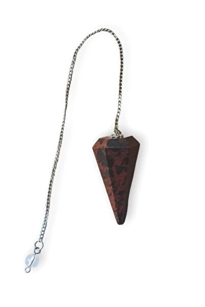 Pozitif Doğal Taş Mahagony Obsidyen Pandül - Sarkaç 203-11