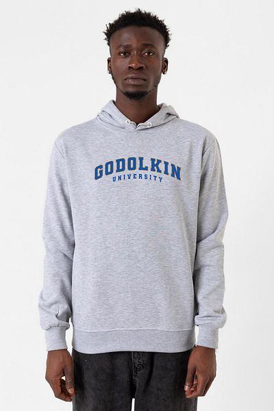 Tshirthane Ανδρικό φούτερ με κουκούλα Gen V Godolkin University Letter Grimelanj