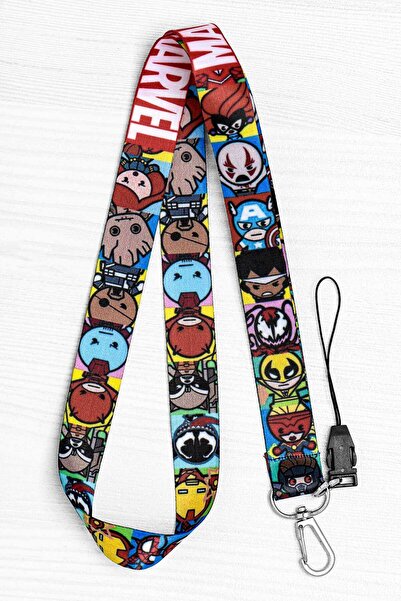 Apptakı Yenilmezler Yaka Kartı Boyun Askı İpi Telefon Askı İpi - ASK0182