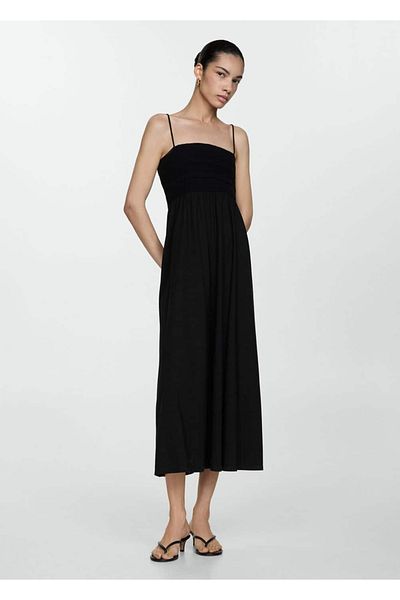 MANGO Woman Evaze Midi Dress