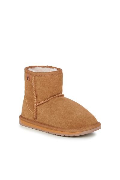 EMU Australia Burgundy Ankle Boots for Kids
