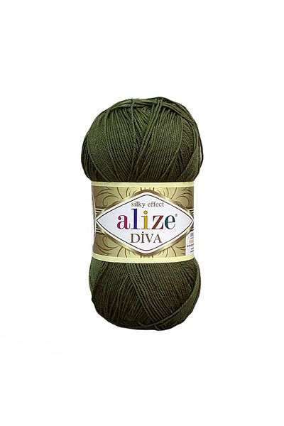 Alize Σχοινί Mercerized Diva - 273 Camouflage - 100 γρ. 350 Mt.-φύκια