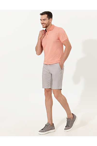 Pierre Cardin Gri Regular Fit Bermuda Şort 50251541-VR049