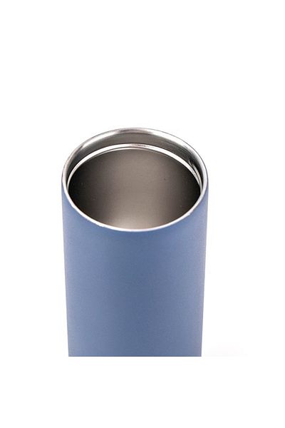 Tyeso Flat Termos Vakumlu Paslanmaz Çelik Taşıma Saplı 500 ml Mavi