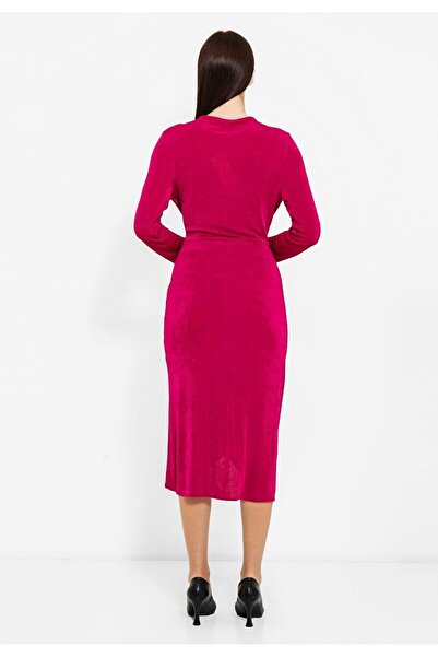 MODATALİKA Modatalika Kadın Zincir Kemerli Elbise