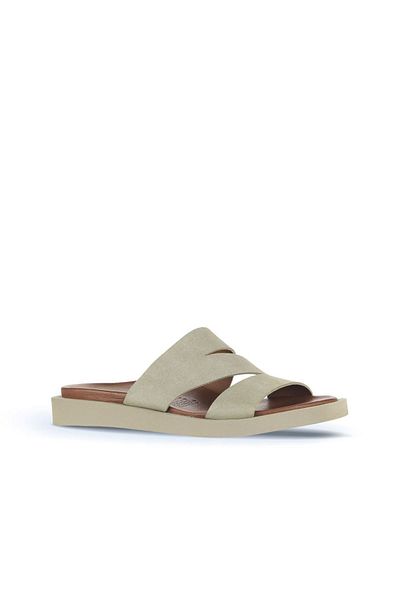 Bueno Shoes Γυναικείες Παντόφλες Green Suede - 01wa5406