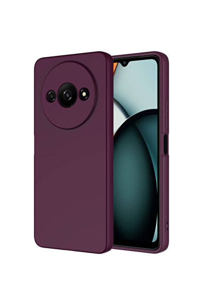 halkhouse Redmi A3 4G 2024 Kılıf Kamera Korumalı İçi Kadife Renkli Esnek Sili...