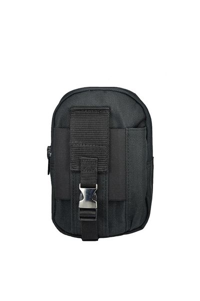 Cantayurdu Molle System 610D Waist Bag with Tactical Phone Holder Black