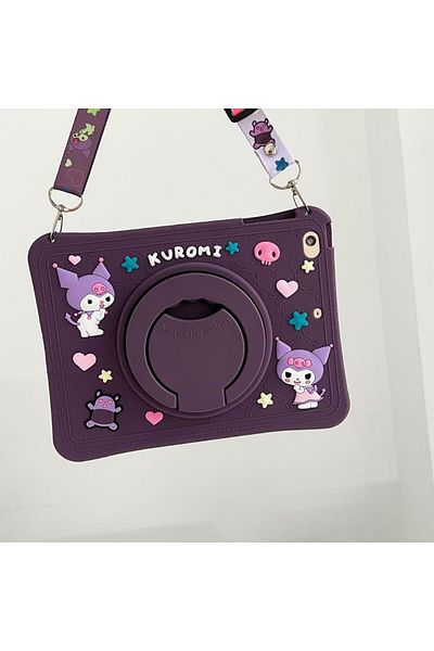 UnDePlus Xiaomi Redmi Pad Se 11Inch Case Kuromi Children's Case with Stand Fun 3D Character