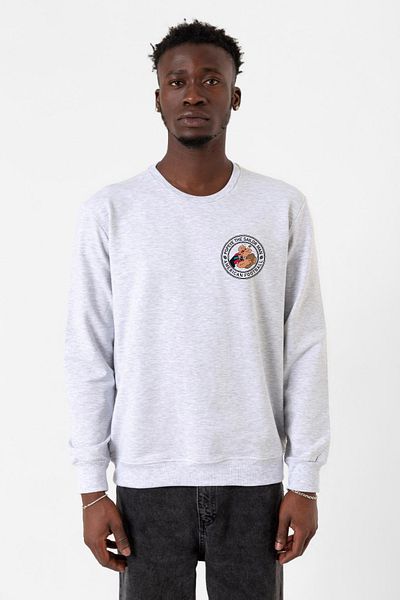 Tshirthane Ανδρικό φούτερ Popeye The Sailor Man Karmelange με 2 κορδόνια