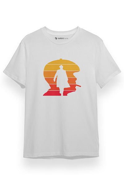 Tshirthane Ανδρικό μπλουζάκι Peaky Blinders ρετρό λευκό κοντομάνικο