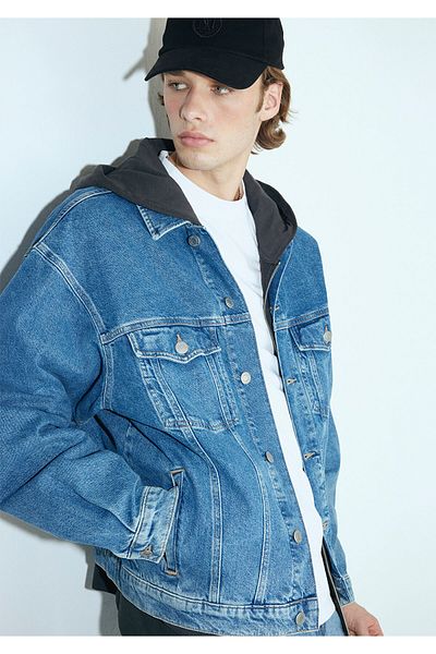 Mavi Ryan 90er Indigoblaue Jeansjacke 0110001-80480