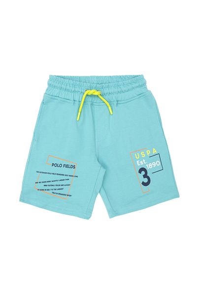U.S. Polo Assn. Детски ментови плетени шорти 50263320-VR090