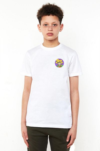 Tshirthane Beyblade Max Bladebreakers Λευκό Παιδικό Ποδηλατικό Μπλουζάκι
