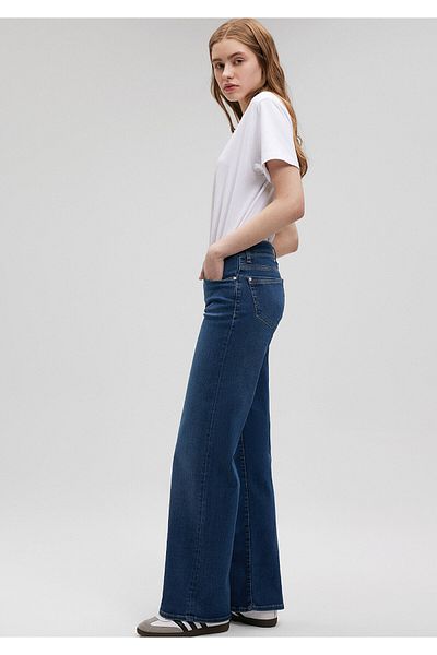 Mavi Dunkelfarbige, verrückte Casual-Jeans - 1010435597