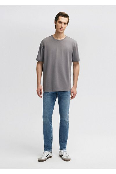 Mavi Graues Stretch-Basic-T-Shirt - Loose Fit0610136-80618