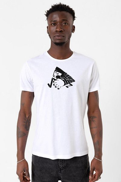 Tshirthane Monogatari Anime Suruga Monkey Σύμβολο Λευκό ανδρικό μπλουζάκι ποδηλασίας