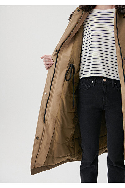 Mavi Prémiový límec z umělé kožešiny Khaki Parka volný střih / volný pohodlný střih1110211-71298