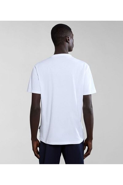 Napapijri Napapijri S-Aylmer men's white t-shirt