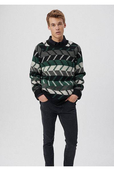 Mavi Ζακάρ μαύρο πουλόβερ Slim Fit / Στενή κοπή 0710122-70057