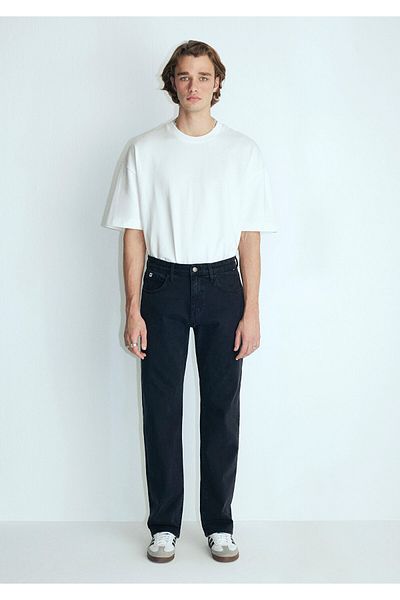 Mavi Dunkelanthrazitfarbene Jeanshose von Lisbon Street 0010039 -83811
