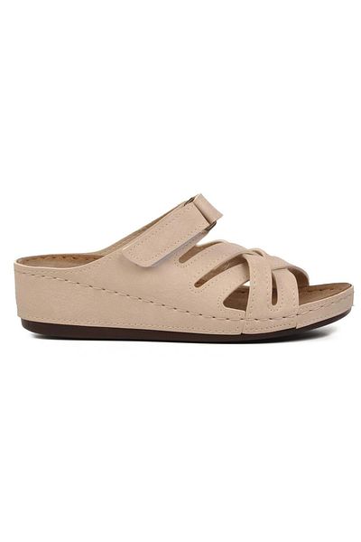 Kids Club Shoes Aryan 09-977 Γυναικείες Ορθοπεδικές Γυναικείες Παντόφλες ΜΠΕΖ