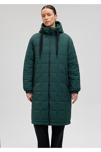 Mavi Parka matlasata supradimensionata verde - cu gluga, croiala larga1110132-71929