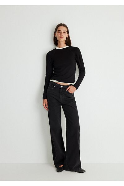 Mavi Blaue anthrazitfarbene Jeanshose von Malibu 1010152 -84023