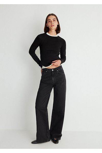 Mavi Blaue anthrazitfarbene Jeanshose von Malibu 1010152 -84023
