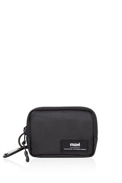 Mavi Schwarze Geldbörse mit Reißverschluss -0910636-900