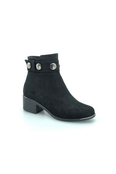 Kids Club Shoes Mehtap Studded Γυναικείες Μπότες Fantasy Classic ΜΑΥΡΟ
