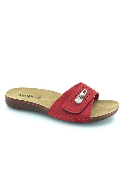 Kids Club Shoes Papuci ortopedici roșii pentru femei Aryan 11-056