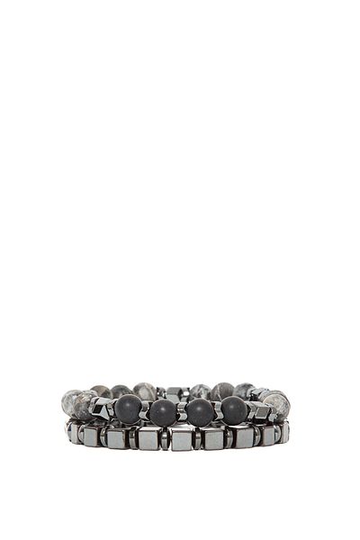 Mavi Set mit 2 grauen Armbändern - 0911050 -25817