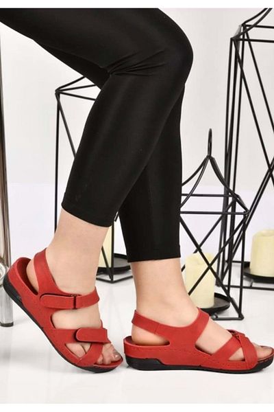 Kids Club Shoes Sandale Ortapedice Damă Aryan 02-380 ROSII