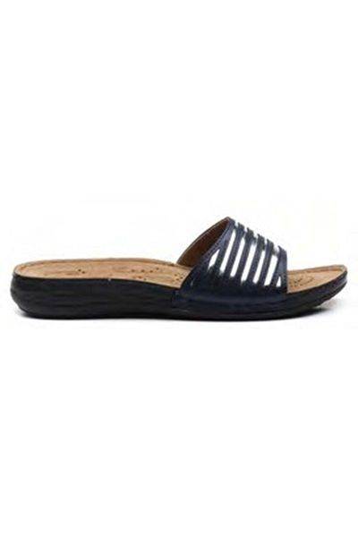 Kids Club Shoes Cv Dr.Tavsiyeli Ορθοπεδικές Γυναικείες Παντόφλες ΣΚΟΥΡΟ ΜΠΛΕ