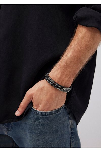 Mavi Set mit 2 grauen Armbändern - 0911050 -25817