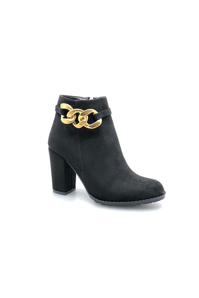 Kids Club Shoes Feles Side Chain Classic Γυναικείες Μπότες ΜΑΥΡΟ