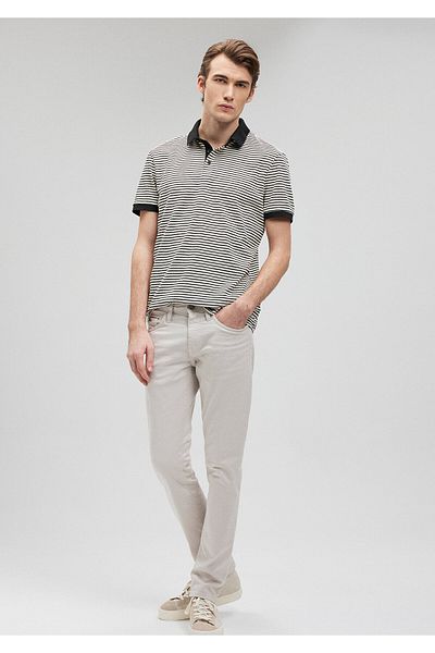 Mavi Jake White Gabardine Comfort Pants -0042286579
